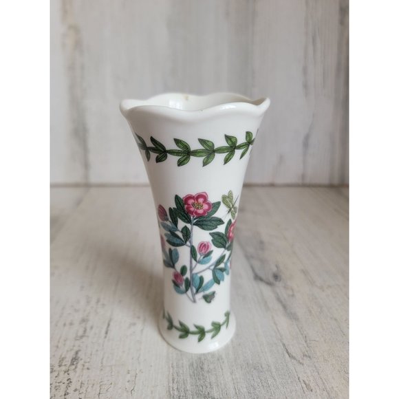 Portmeirion Botanic Gardens Rhododendron 5" bud vase - Picture 1 of 8